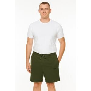 Levi's Men's Hunter Green Sweat Shorts XL Drawstring Waist Athletic Fit NWT